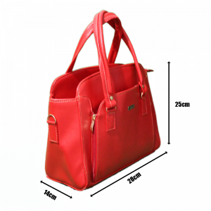 Bolsa Roja Dama amplia moderna