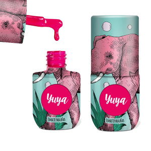 Esmaltes de uñas Elefantes Rosas Yuya 1