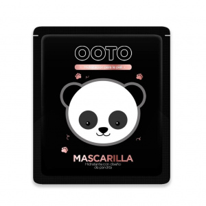 Mascarilla Facial Hidratante Con Diseño De Pandita