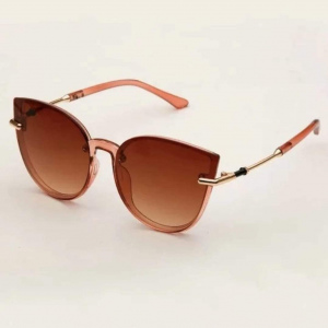 Lentes De Sol Gafas Con Estuche Moda Marron Elegante