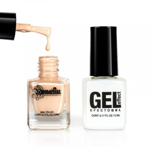 Esmalte de uñas Efecto Gel de Larga Duración Color Café Claro